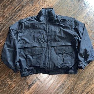 2XL Navy All Weather & Flame Resistant/Retardant  w Removable Liner